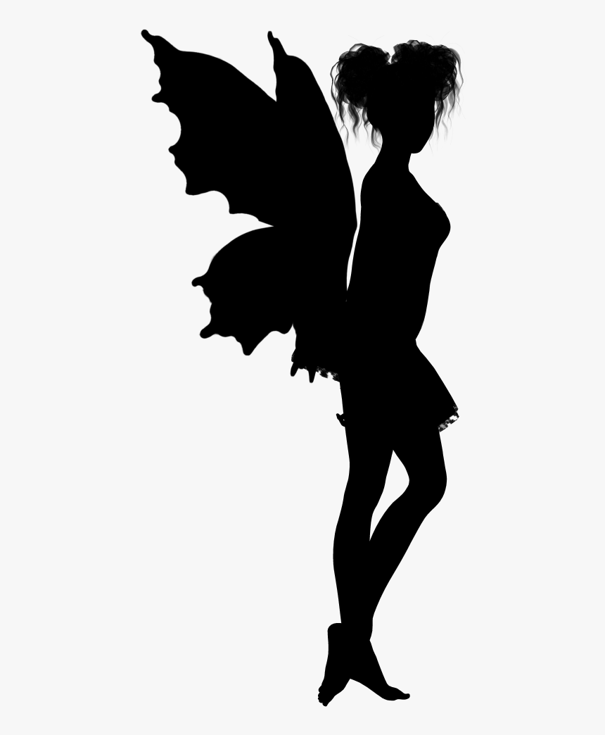 Vector Graphics Fairy Silhouette Clip Art Image - Fairy Tales Stickers Clipart, HD Png Download, Free Download