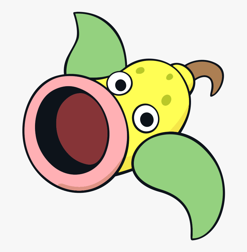 Flycatcher Pokémon The Hooked Stem Behind Its Head - Weepinbell Png, Transparent Png, Free Download