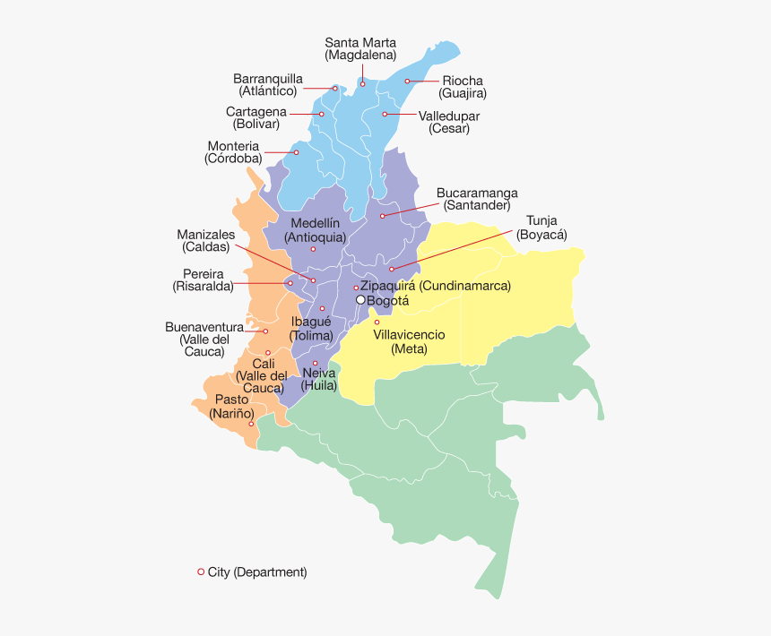 Images - Andean Region Of Colombia Departments, HD Png Download, Free Download