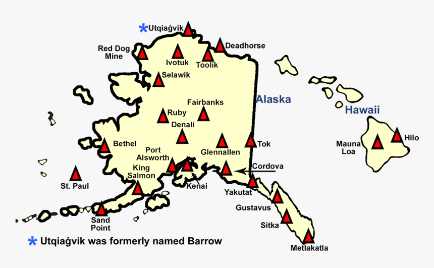 Alaska And Hawaii Group Map - Map, HD Png Download, Free Download