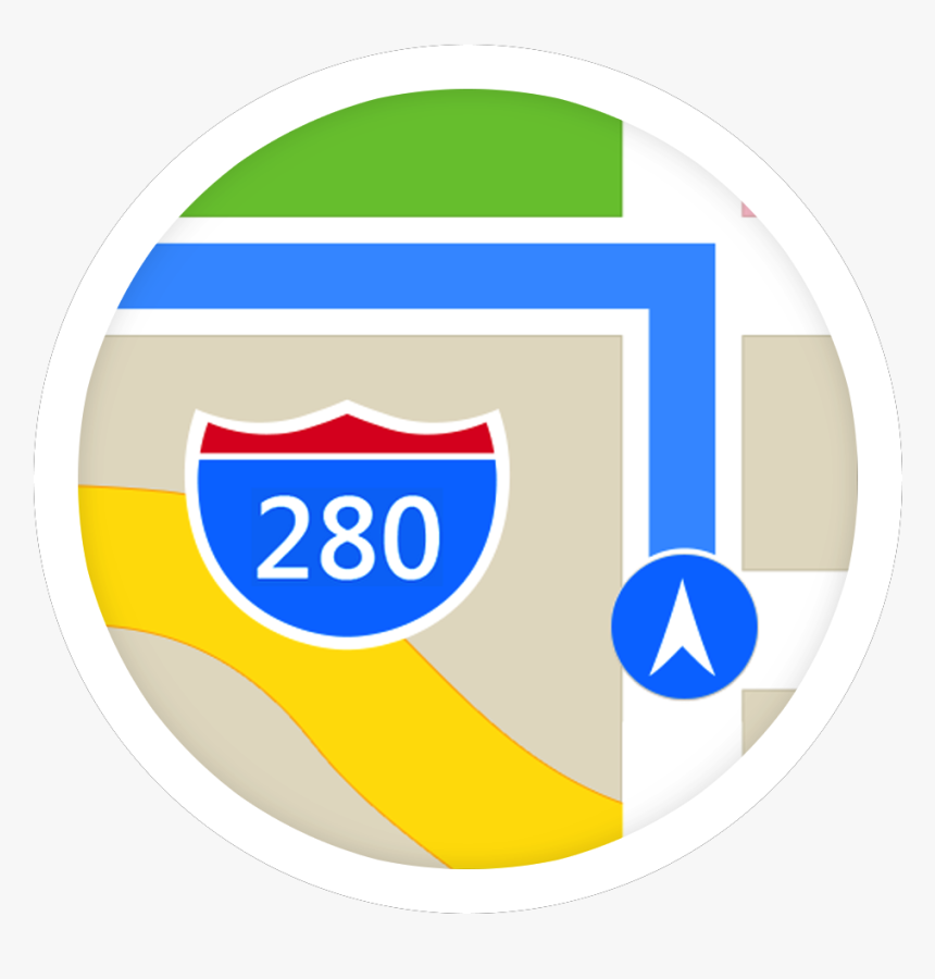 Google Map Round Icon, HD Png Download, Free Download