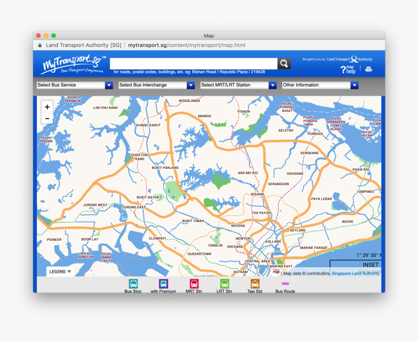 Singapore Map In Scale, HD Png Download, Free Download