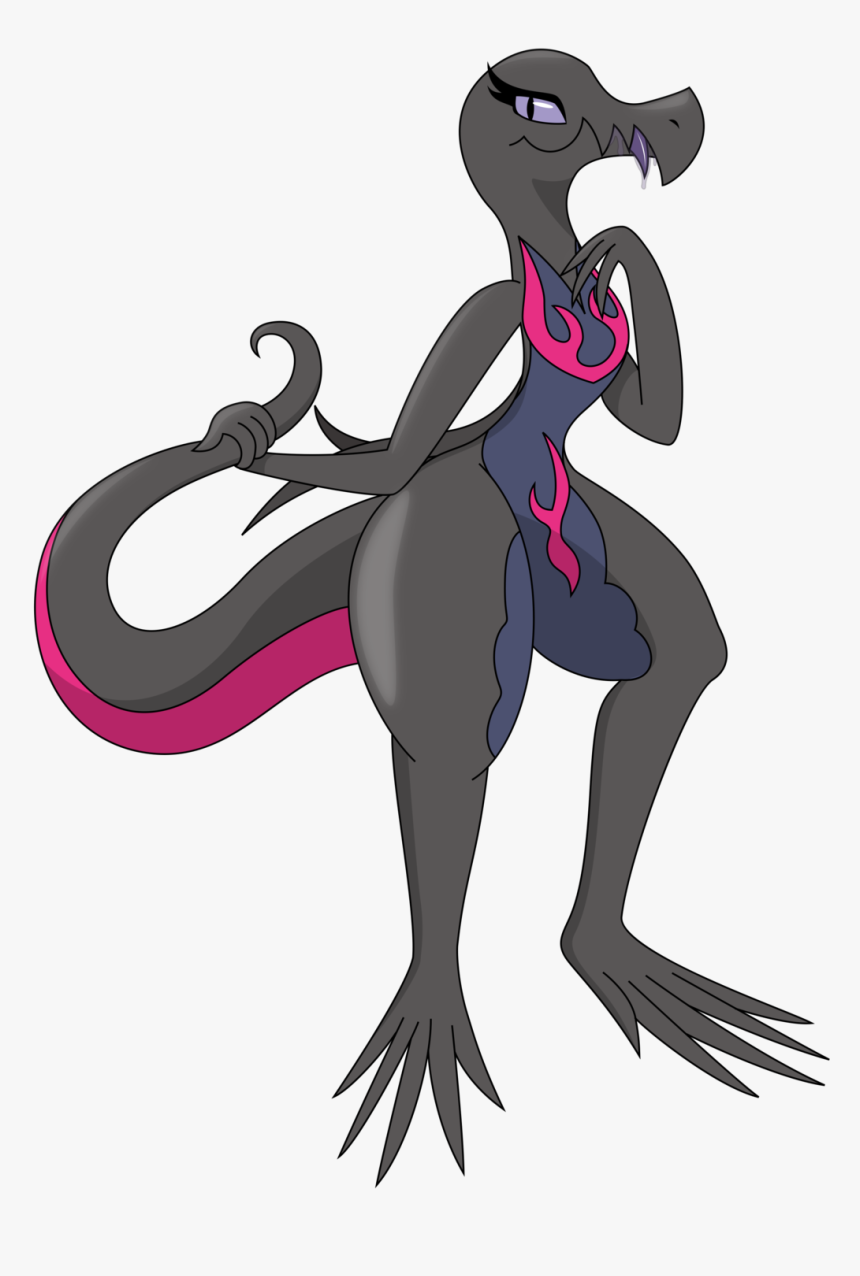 Salazzle By Awokenarts - Salazzle Alola Png, Transparent Png, Free Download