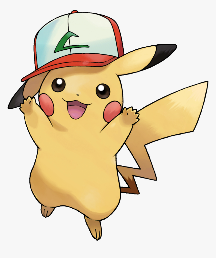 Nj Coding Practice - Pokemon Pikachu With Cap, HD Png Download, Free Download