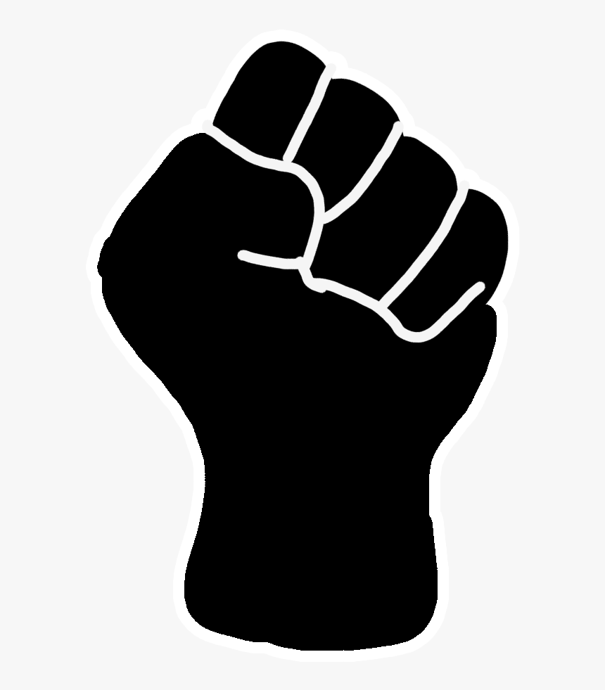 Black History Month - Black Clenched Fist, HD Png Download, Free Download