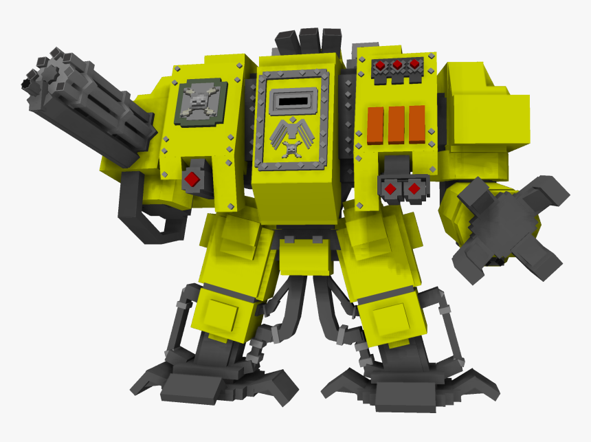 Yellow Generic Dreadnought - Military Robot, HD Png Download, Free Download