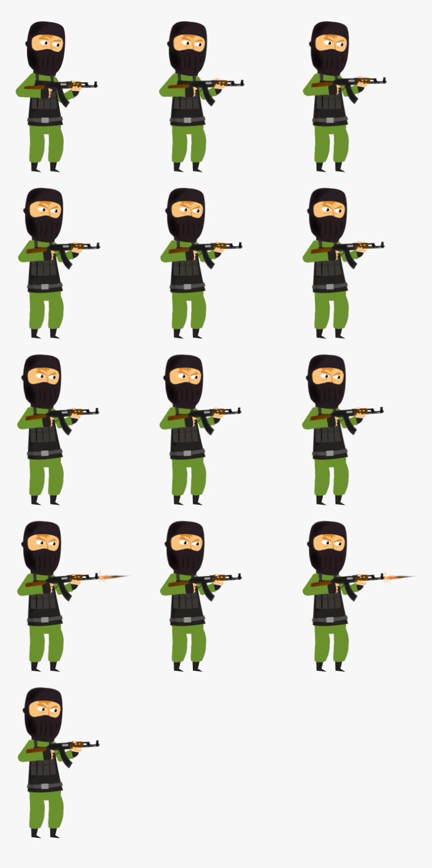 Make Best 2d Sprites Animation, Character Design - Animated Character Sprites, HD Png Download, Free Download