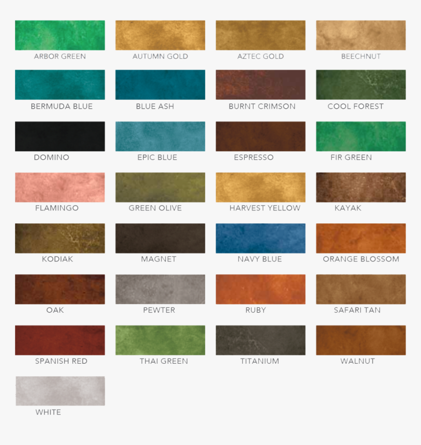 Varathane Tintable Stain Color Chart, HD Png Download, Free Download