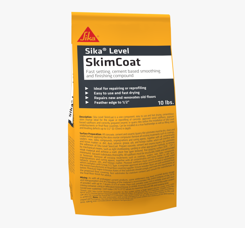 Sika Skimcoat, HD Png Download, Free Download