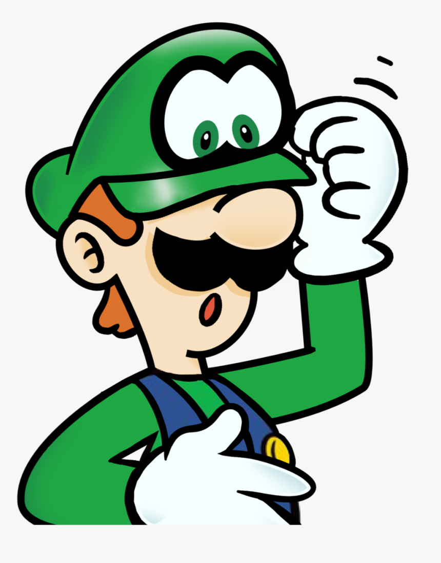 Davestoons On Twitter - Luigi Render 2d, HD Png Download, Free Download