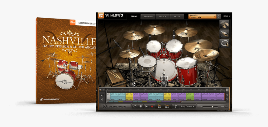 Ezdrummer 2 Vintage Rock, HD Png Download, Free Download