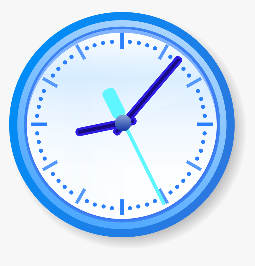 Don"t Forget To Change Your Clocks Because Time Springs - Blue Clock Clip Art, HD Png Download, Free Download