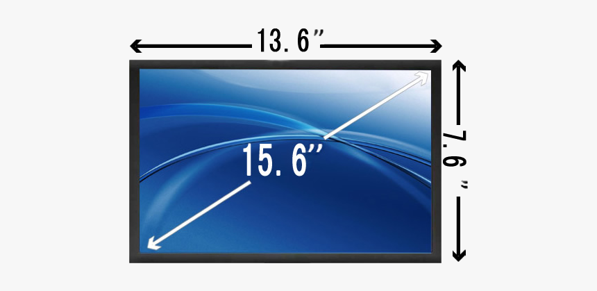 6″ 1920×1080 Ips Fhd Led Matte Type Display - 15.6 Inch Laptop Screen Size, HD Png Download, Free Download