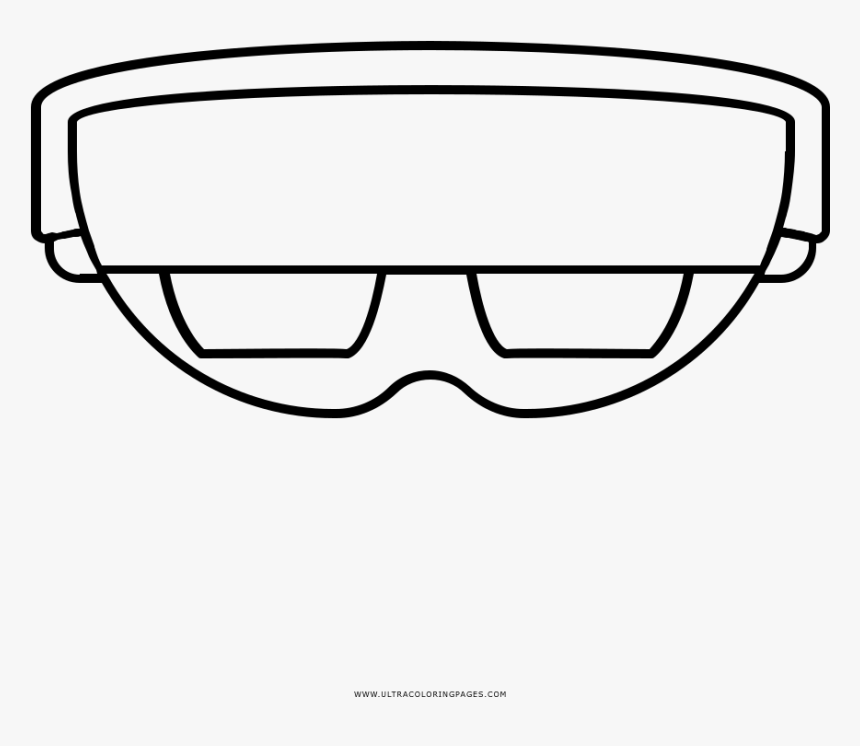 Hololens Coloring Page - Line Art, HD Png Download, Free Download