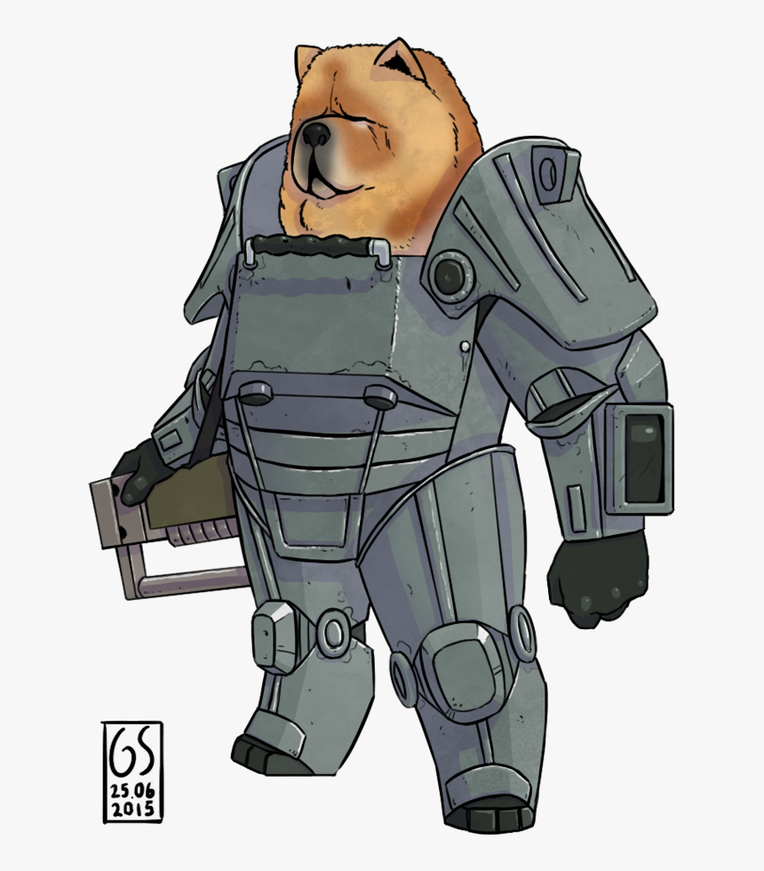 Dog In Power Armor, HD Png Download, Free Download