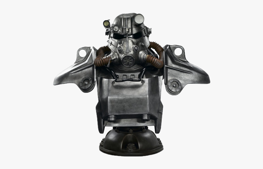 Fallout T-45 Lifesize Bust - Fallout Power Armor Bust, HD Png Download, Free Download