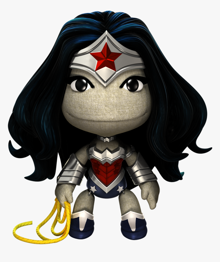 Sackboy Mujer Maravilla , Png Download - Little Big Planet Sack Girl, Transparent Png, Free Download