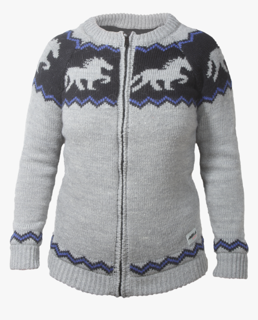 Jacket Clipart Blue Jumper - Islandsk Sweater Med Heste Opskrift, HD Png Download, Free Download