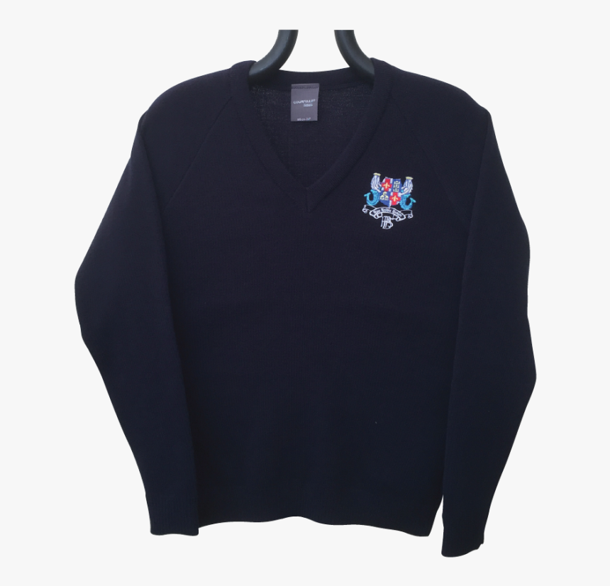 Navy V Neck Jumper , Png Download - Sweater, Transparent Png, Free Download