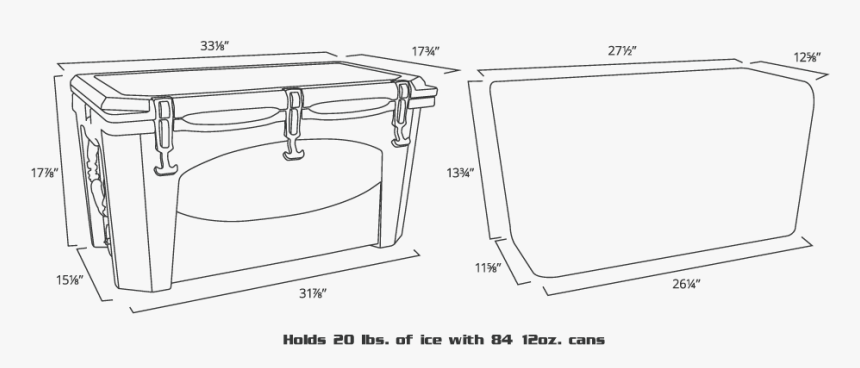 Outdoor Patio Cooler Wireframe, HD Png Download, Free Download