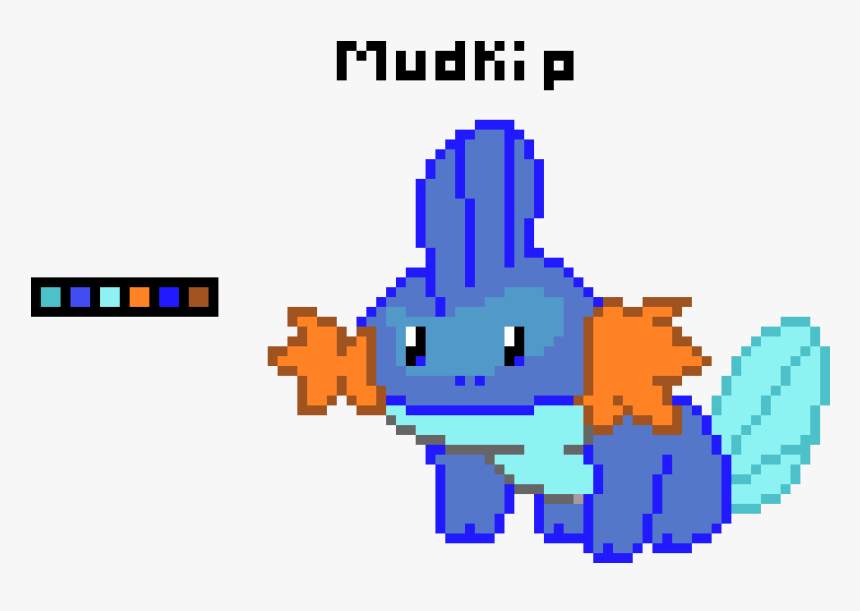 Mudkip Png -pixel Pokemon - Cartoon, Transparent Png, Free Download