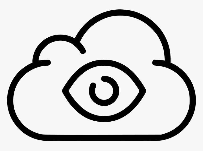 Cloud Data Storage Eye Of True God Bigbrother Spy Government - Data Traffic Icon, HD Png Download, Free Download