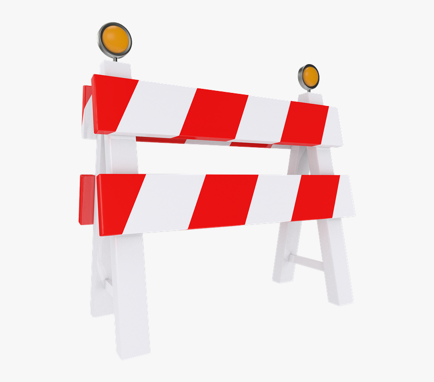 Reparación, Carretera, Valla, Trabajo, Viaje - Road Block Transparent, HD Png Download, Free Download