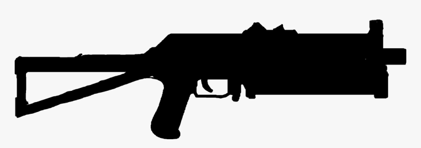 Csgo Weapon Silhouette Png - Csgo Pp Bizon Icon, Transparent Png, Free Download