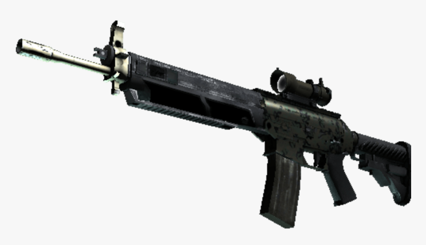 Sg 553 Damascus Steel, HD Png Download, Free Download