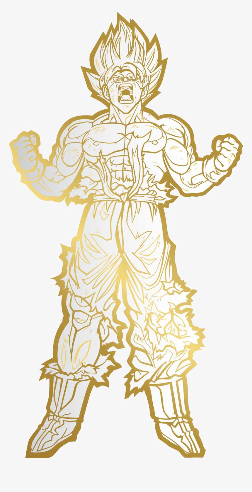 Goku Going Super Saiyan Drawing, HD Png Download, Free Download