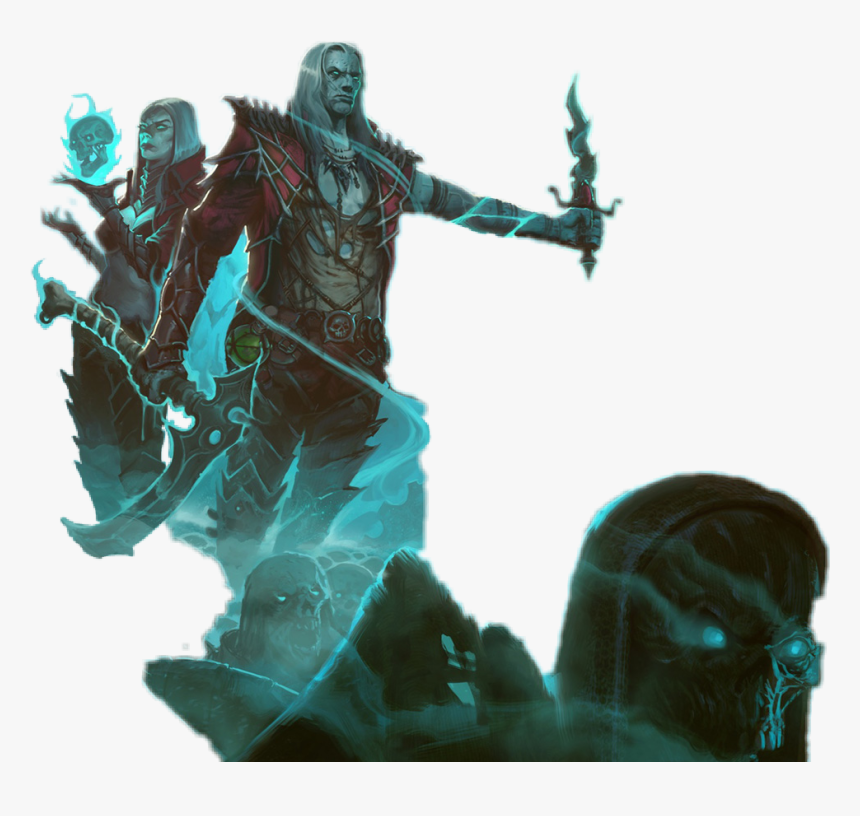 Diablo 3 Necromancer Couple, HD Png Download, Free Download