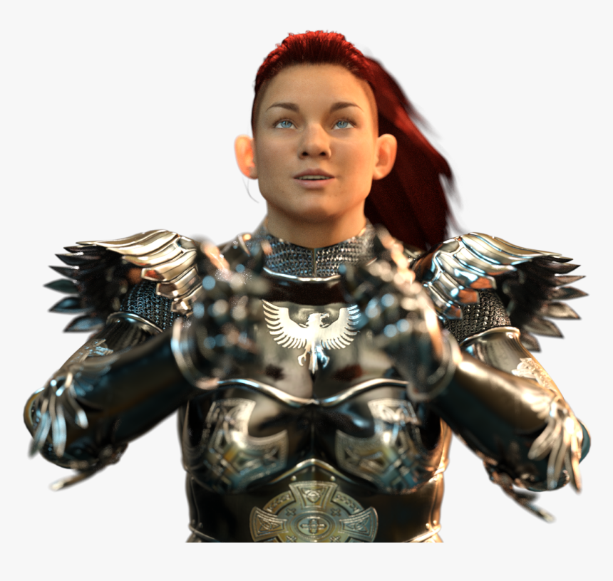 Female Dwarven Cleric / No Background - Breastplate, HD Png Download, Free Download