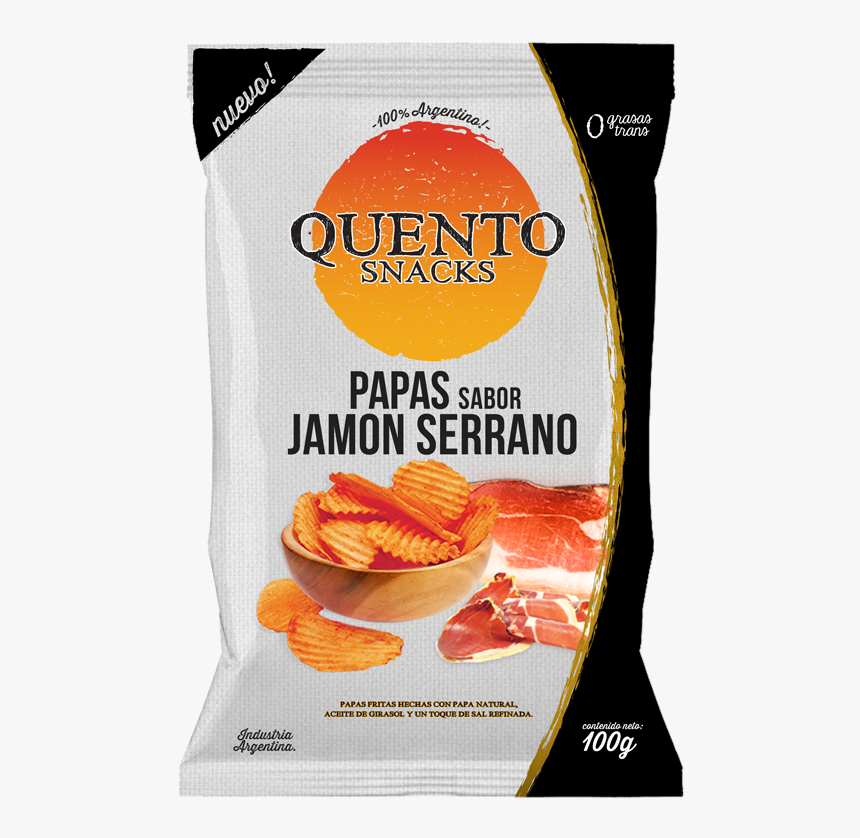 Papas Fritas Clásicas Papas Fritas Onduladas Papas - Quento Snacks, HD Png Download, Free Download