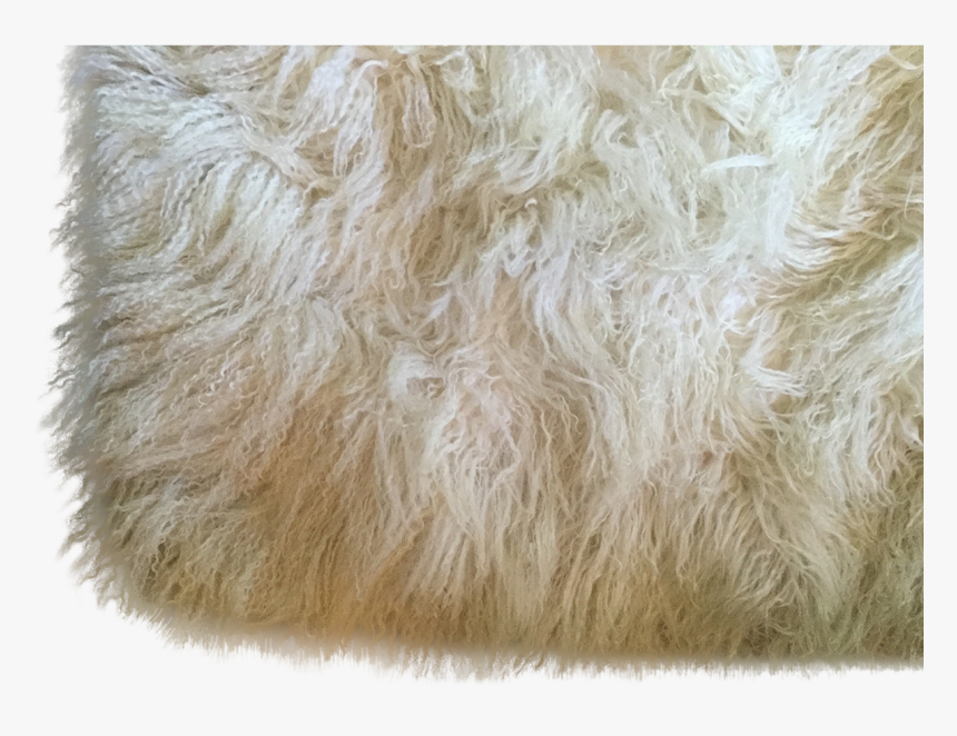 Mongolian Lambskin Rug In Ivory For Floor Accessories - Fur Clothing, HD Png Download, Free Download