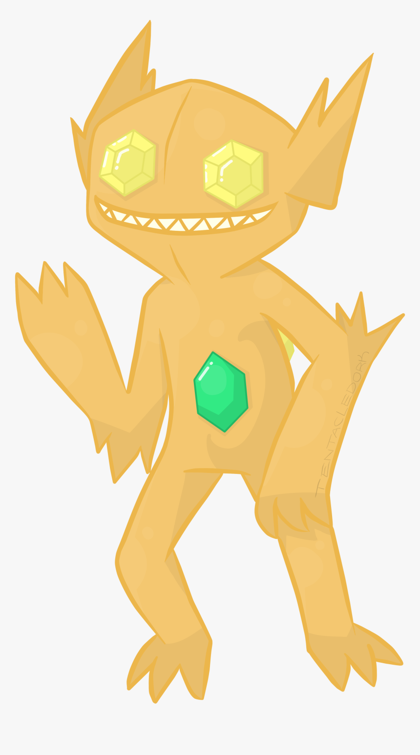 Shiny Sableye I Drew A Little While Back On My Da , - Cartoon, HD Png Download, Free Download