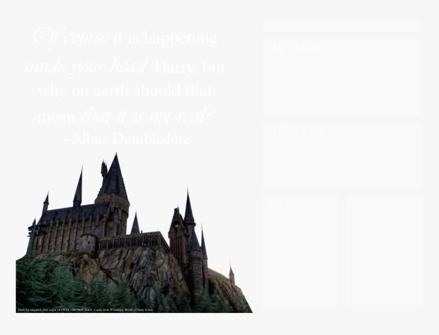 Hogwarts Castle Png - Islands Of Adventure, Transparent Png, Free Download