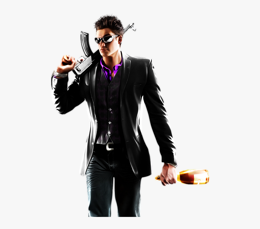 The Protagonist Promo Art Saints Row The Third - Saints Row The Third Boss, HD Png Download, Free Download