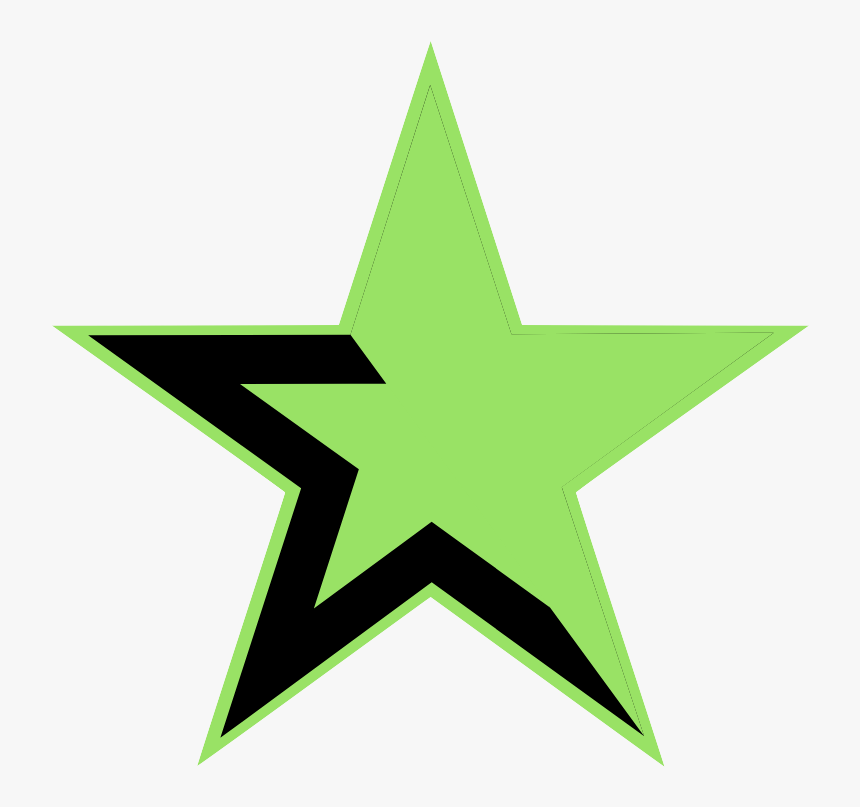 Transparent Green Star Png - Estrellas Semi Circulo Png, Png Download, Free Download
