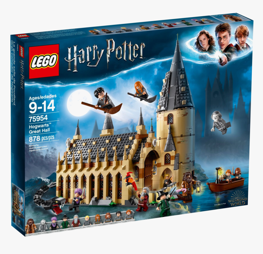 75954 Hogwarts™ Great Hall - Lego Harry Potter 2018 Hogwarts Great Hall, HD Png Download, Free Download