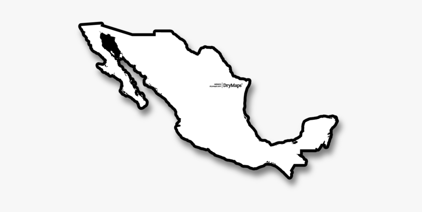 Mexico - Mexico Flag Map Png, Transparent Png, Free Download