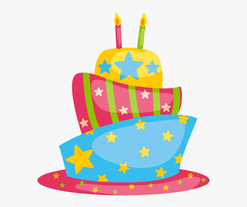 Gâteau D"anniversaire - 2nd Birthday Cake Cartoon, HD Png Download, Free Download