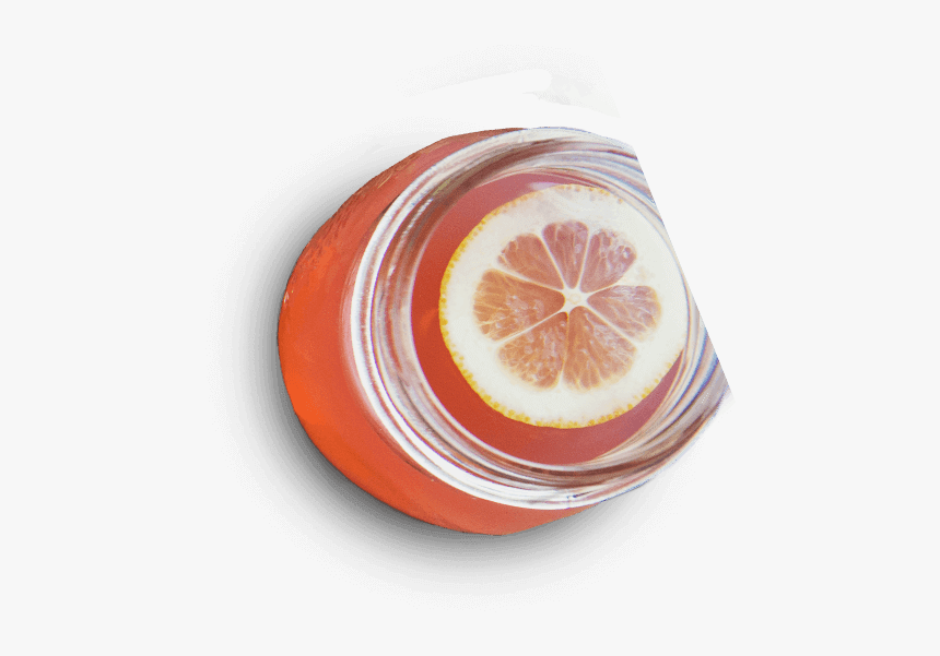 Mason Jar, Lemon Slice, Strawberry Mango Mint Lemonade - Citron, HD Png Download, Free Download