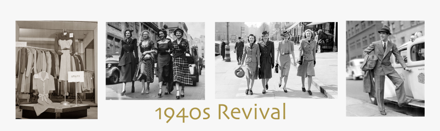 1940s Revival - Monochrome, HD Png Download, Free Download