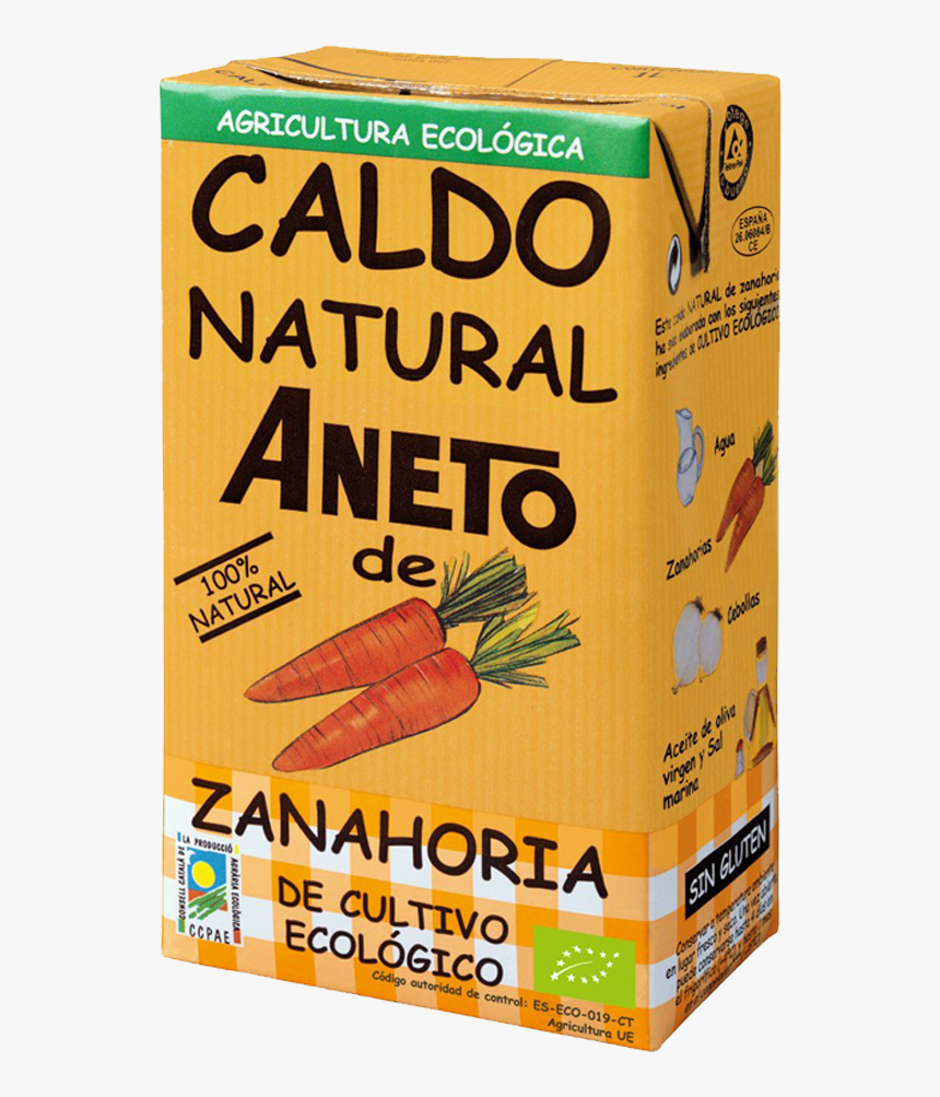 Caldo De Zanahoria Eco Aneto 1l - Caldo Zanahoria Aneto, HD Png Download, Free Download