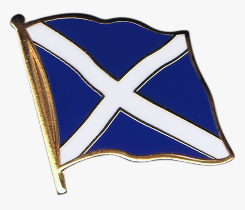 Scotland Flag Pin, Badge - Mexican Flag Drawing Easy, HD Png Download, Free Download