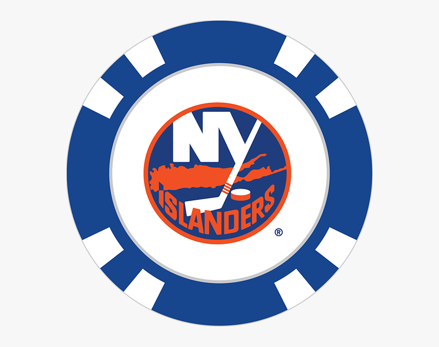 New York Islanders Poker Chip Ball Marker - New York Islanders Logo Svg, HD Png Download, Free Download