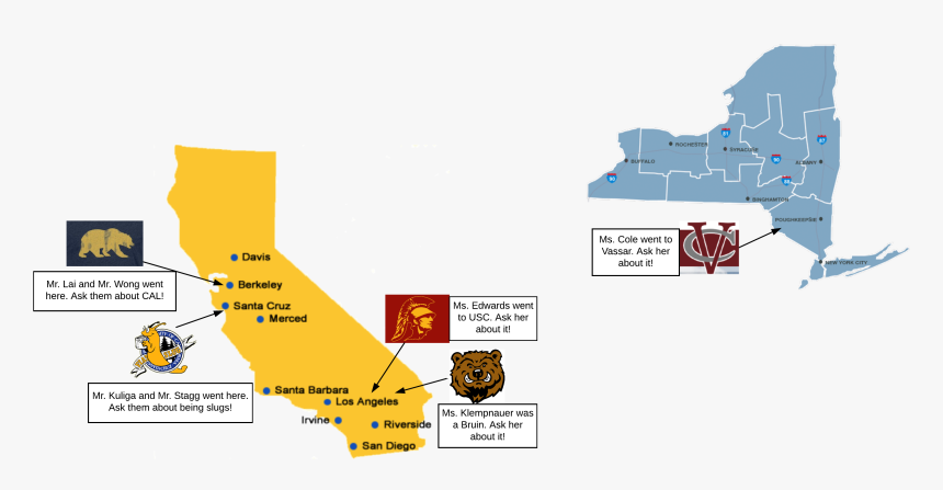 Map Of Tide Teachers - Map Of New York State, HD Png Download, Free Download