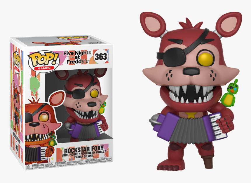 Pop Figure Five Nights At Freddy"s Rockstar Foxy Pizza - Funko Pop De Five Nights At Freddy's, HD Png Download, Free Download