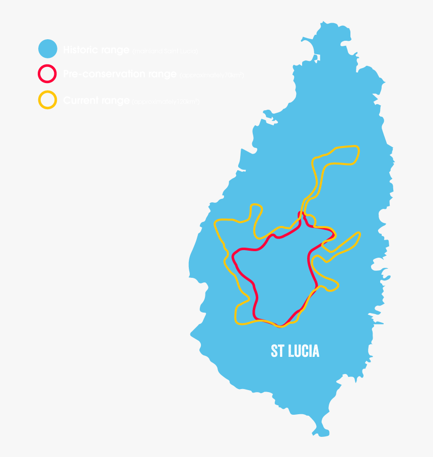 St Lucia Population Map, HD Png Download, Free Download