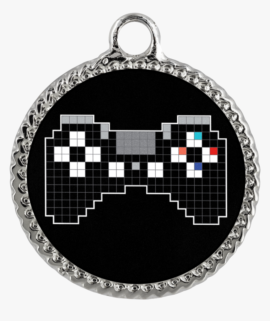 Pixel Art Playstation Gaming Fan Deco Coin Necklace - Alliance Logo World Of Warcraft, HD Png Download, Free Download